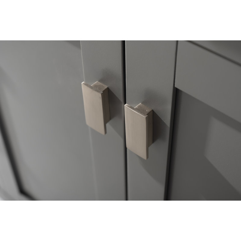 Breakwater Bay Oberlander 84'' Double Bathroom Vanity with Quartz Top